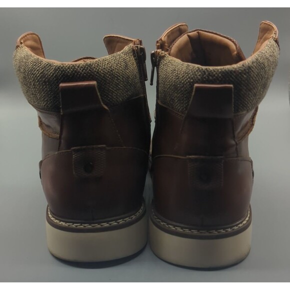Madden Delwar Boots Men\'s Sz 10.5 M Cognac Sophisticated Casual Industrial Edge main image 9
